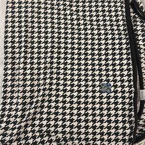 Kickee Pants Black and White Houndstooth Swaddle